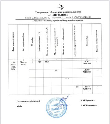Продаж соєвої макухи (Протеїн 45,3%) від виробника